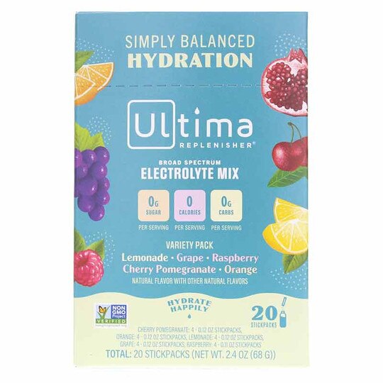 Ultima Replenisher Electrolyte Drink Mix Packets, ULTR